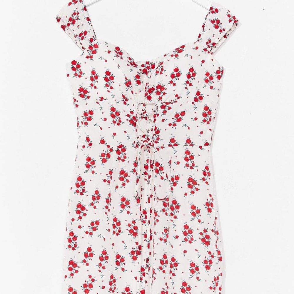 Flower pattern dress